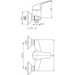 Bateria wannowa KUCHINOX GRACE BKY_010D
